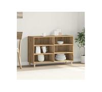 Buffet chêne artisanal 103,5x35x70 cm bois d ingénierie