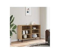 Buffet chêne artisanal 103,5x35x70 cm bois d'ingénierie 856453