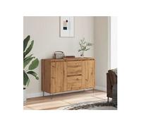 Vidaxl Buffet Chêne Artisanal 101,5x35x70 Cm Bois D'ingénierie Marron