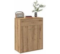 vidaXL Buffet 855897 – chêne artisanal, bois d'ingénierie 60x30x75 cm