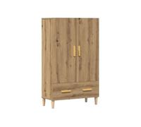 vidaXL Buffet chêne artisanal 70x31x115 cm bois d'ingénierie