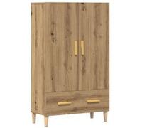 vidaXL Buffet chêne artisanal 70x31x115 cm bois d'ingénierie