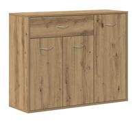 Buffet chêne artisanal 88x30x70 cm bois d ingénierie