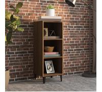 Buffet - Chêne - Bas - 3 Portes - Bois d'ingénierie - 34,5x32,5x90 cm