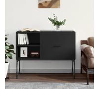 Buffet chêne fumé 100x40x79,5 cm bois d'ingénierie meuble de rangement vidaXL