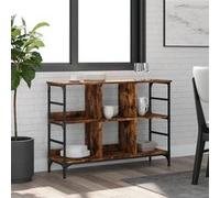 Buffet chêne fumé 102x32x73,5 cm bois d ingénierie Marron G