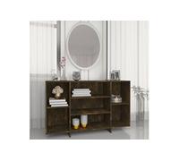 Buffet chêne fumé 120x30x75 cm bois d'ingénierie813065