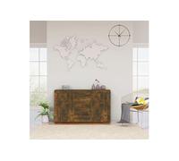 Buffet Chêne Fumé 120x36x69 cm Bois d'Ingénierie Armoire de Rangement vidaXL