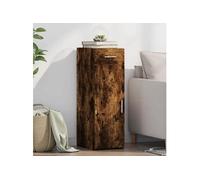 Vidaxl Buffet Chêne Fumé 30x42,5x93 Cm Bois D'ingénierie Multicolore