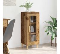 Vidaxl Chêne Noir 34,5 X 32,5 X 90 Cm Bois D'ingénierie