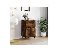 Buffet chêne fumé 40x35x70 cm bois d ingénierie