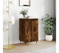 Buffet chêne fumé 40x35x70 cm bois d ingénierie Blanc G