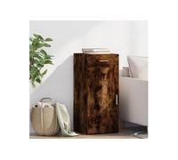 Vidaxl Buffet Chêne Fumé 40x42,5x93 Cm Bois D'ingénierie Multicolore