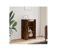 Buffet chêne fumé 45x35x75 cm bois d ingénierie