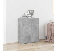 vidaXL Buffet Gris béton – Aggloméré 60 x 30 x 75 cm