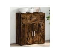 vidaXL Buffet 840468 chêne fumé 60x31x70 cm armoire de rangement