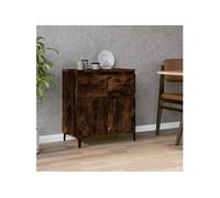 Buffet Chêne fumé 60x35x70 cm Bois d'ingénierie819689