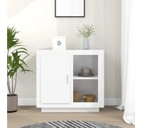 Vidaxl Buffet Blanc 80x40x75 Cm Blanc