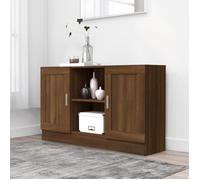 Buffet Chêne Marron 120X30,5X70 Cm Bois D'ingénierie