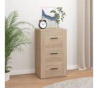 Buffet Chêne Marron 40x33x70 cm Bois d'Ingénierie Armoire Rangement vidaXL