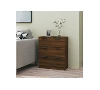vidaXL Buffet Chêne marron 60x30x70 cm Bois d'ingénierie 816987