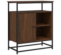 Buffet chêne marron 69x35x80 cm bois d ingénierie