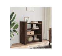 vidaXL Buffet chêne marron 73,5x35x75 cm bois d'ingénierie