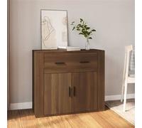 Buffet Chêne marron 80x33x70 cm Bois d ingénierie Marron G