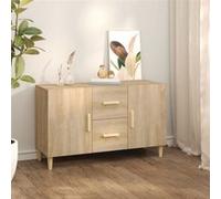 Buffet chêne sonoma 100x36x60 cm bois d ingénierie ch G