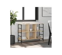 vidaXL Buffet chêne sonoma 102x32x73,5 cm bois d'ingénierie 837723