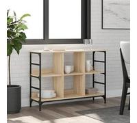 vidaXL Buffet chêne sonoma 102x32x73,5 cm bois d'ingénierie 837723