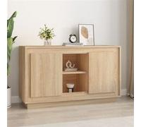 Buffet chêne sonoma 102x35x60 cm bois d ingénierie ch G