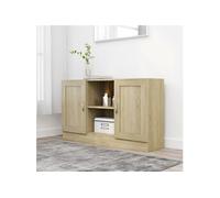 vidaXL Buffet Chêne Sonoma 120x30,5x70 cm Aggloméré Marron