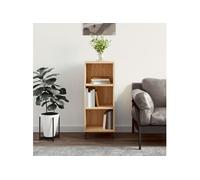 vidaXL Buffet chêne sonoma 34,5x32,5x90 cm bois d'ingénierie828751 Marron G