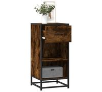 Buffet chêne sonoma 35,5x35x76 cm bois d'ingénierie et métal vidaXL