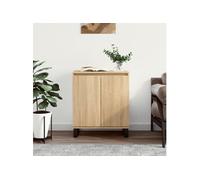 vidaXL Buffet, Armoire Latérale avec Pieds, Meuble de Rangement, Organisateur de Salon Salle de Séjour Intérieur, Chêne Sonoma Bois d'Ingénierie
