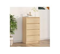 Buffet Chêne sonoma 60x35x98,5 cm Bois d ingénierie