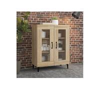 Vidaxl Buffet Chêne Sonoma 69,5x34x90 Cm Bois D'ingénierie Multicolore