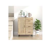 vidaXL Buffet Chêne sonoma 69,5x34x90 cm Bois d'ingénierie