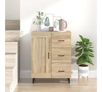 812234 vidaXL Buffet Chêne sonoma 69,5x34x90 cm Bois d'ingénierie