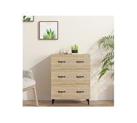 Buffet chêne sonoma 69,5x34x90 cm bois d'ingénierie812162