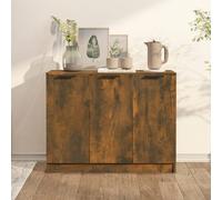 Buffet Chêne Sonoma 90,5x30x70 cm Bois d'Ingénierie Rangement Salon vidaXL