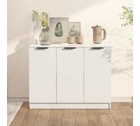 Buffet Chêne Sonoma 90,5x30x70 cm Bois d'Ingénierie Rangement Salon vidaXL