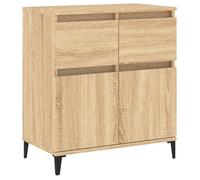 Buffet CLOUD, commode meuble de rangement Chêne sonoma 60x35x70 cm Bois d'ingénierie J1823