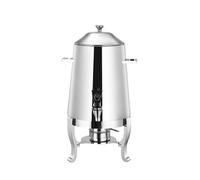 Buffet Commercial Au Détail 13L Distributeur D'eau Chaude Thé Thermos De Lait Or Cuivre Cafetière En Acier Inoxydable Simplifiez-Vous La Vie(Alcohol heating,Silver)