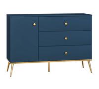 Buffet Commode 120x40x85cm Bleu Foncé 110629112