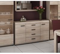 Buffet Commode 140Cm Chêne Sonoma Salon 60701060