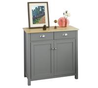 Buffet Commode Armoire de Rangement Table Console Meuble de Rangement pour entrée Chambre - SoBuy FSB25-HG Gris