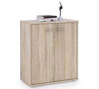 IDIMEX Buffet Salle à Manger FIRMIN L 60 cm Coloris chêne Sonoma avec 2 Portes bahut Bas Meuble de Rangement Style Moderne Commode vaisselier 60 x 70 x 30 cm