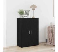 Buffet Contemporain - vidaXL - Chêne Noir - Rangement Spacieux - Finition Mate